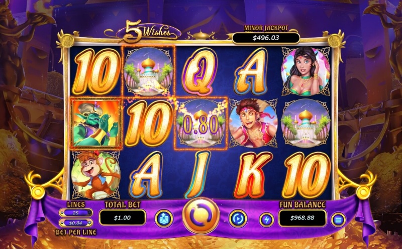 Game slot 5 Wishes